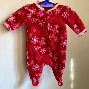 Faded Glory cozy winter sleeper to keep newborn warm